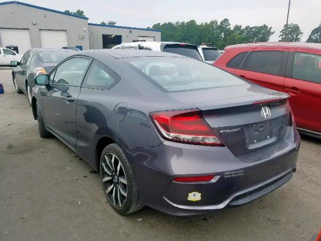 2HGFG3B09FH528923 - 2015 HONDA CIVIC EXL 灰色 照片 3