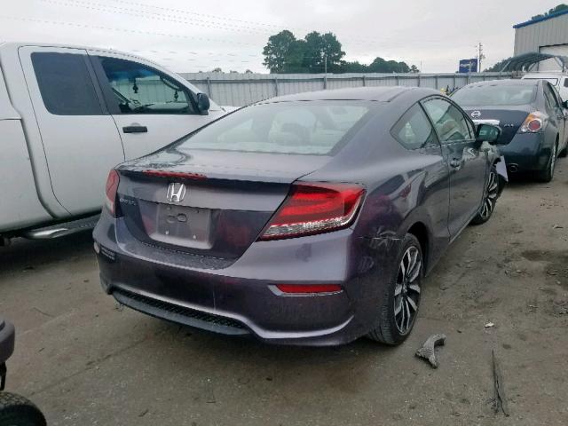 2HGFG3B09FH528923 - 2015 HONDA CIVIC EXL 灰色 照片 4