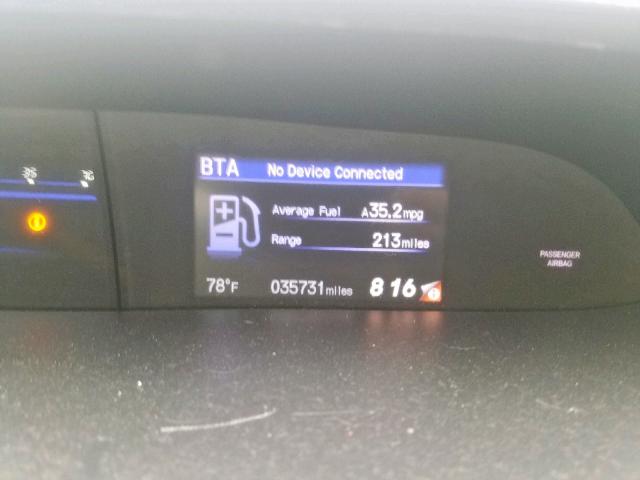 2HGFG3B09FH528923 - 2015 HONDA CIVIC EXL 灰色 照片 8