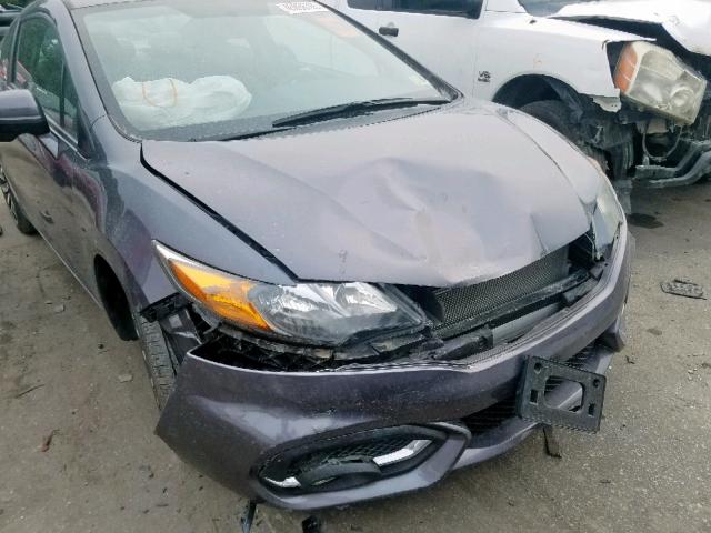 2HGFG3B09FH528923 - 2015 HONDA CIVIC EXL 灰色 照片 9