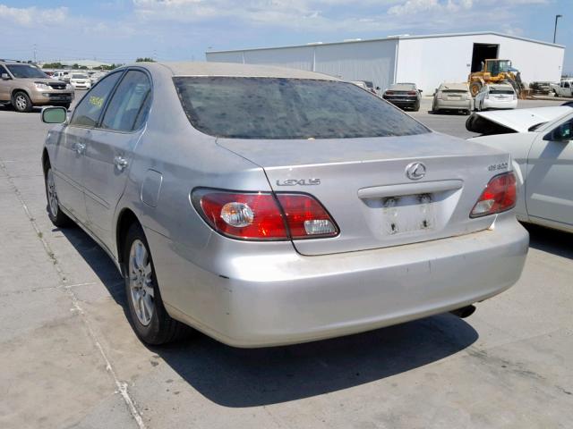 JTHBF30G930093335 - 2003 LEXUS ES 300 SILVER photo 3