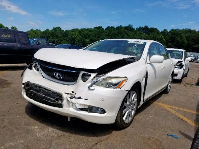 JTHBH96S265028164 - 2006 LEXUS GS300 WHITE photo 2