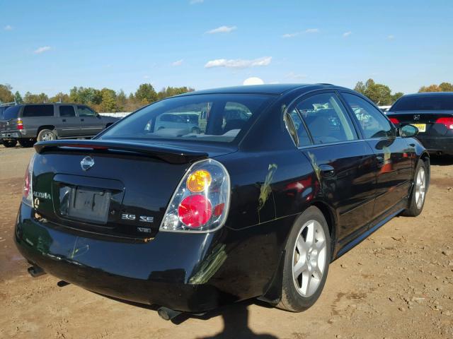 1N4BL11D32C205133 - 2002 NISSAN ALTIMA SE BLACK photo 4