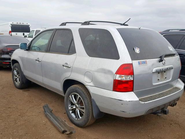 2HNYD18252H531173 - 2002 ACURA MDX SILVER photo 3