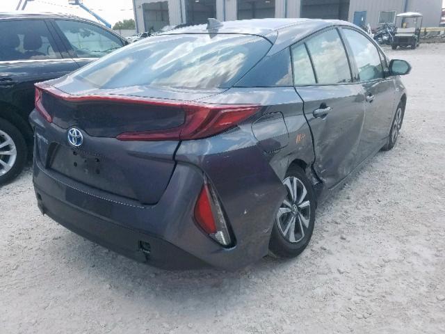 JTDKARFP4H3042745 - 2017 TOYOTA PRIUS PRIM 灰色 照片 4