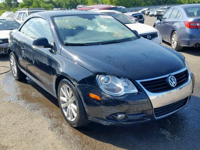 WVWFA71F17V041253 - 2007 VOLKSWAGEN EOS 2.0T L BLACK photo 1