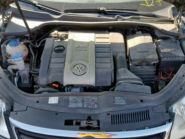 WVWFA71F17V041253 - 2007 VOLKSWAGEN EOS 2.0T L BLACK photo 7