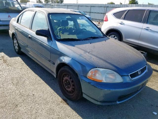 2HGEJ6521WH597360 - 1998 HONDA CIVIC DX BLUE photo 1