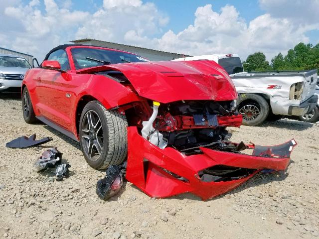 1FATP8FFXK5171661 - 2019 FORD MUSTANG GT RED photo 1