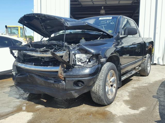 1D7HU18D94S551158 - 2004 DODGE RAM 1500 S BLACK photo 2