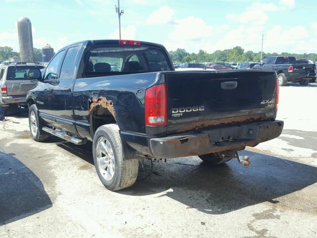 1D7HU18D94S551158 - 2004 DODGE RAM 1500 S BLACK photo 3