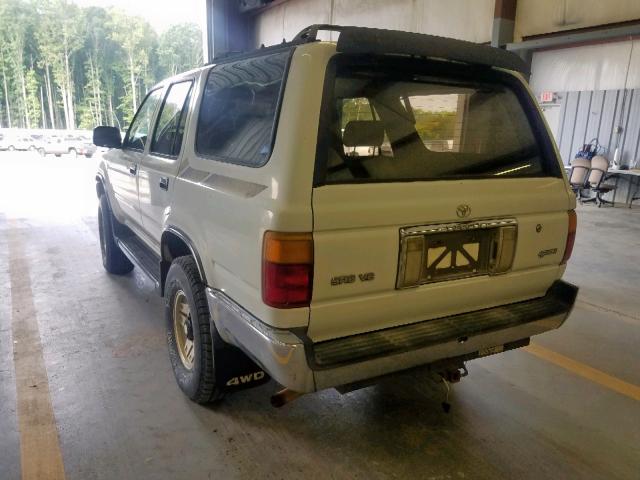 JT3VN39W0P0104101 - 1993 TOYOTA 4RUNNER VN WHITE photo 3