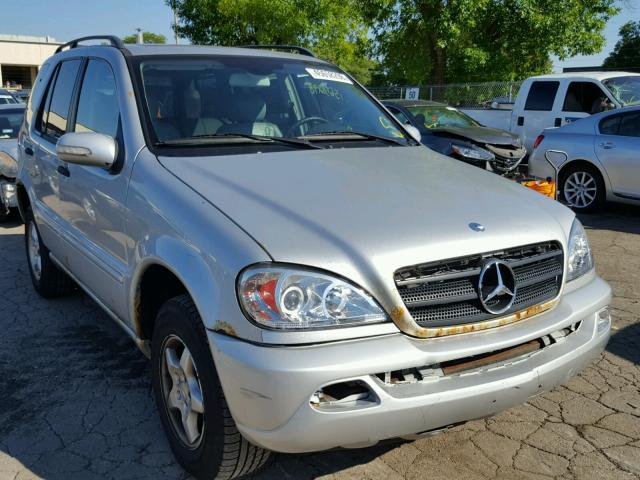 4JGAB54E73A381759 - 2003 MERCEDES-BENZ ML 320 SILVER photo 1