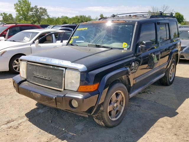 1J8HG48N96C363595 - 2006 JEEP COMMANDER შავი ფოტო 2