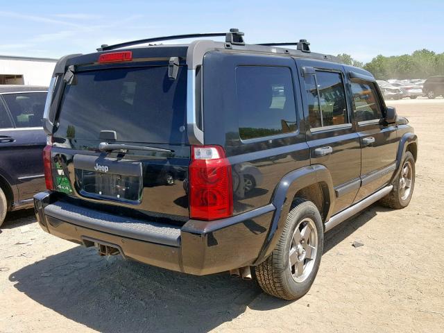 1J8HG48N96C363595 - 2006 JEEP COMMANDER შავი ფოტო 4
