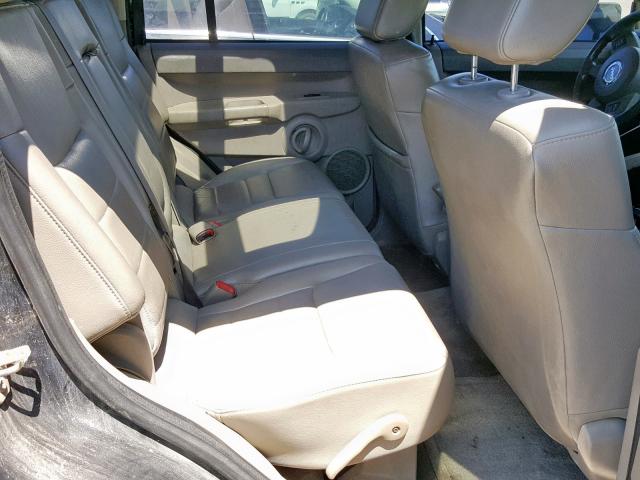 1J8HG48N96C363595 - 2006 JEEP COMMANDER შავი ფოტო 6