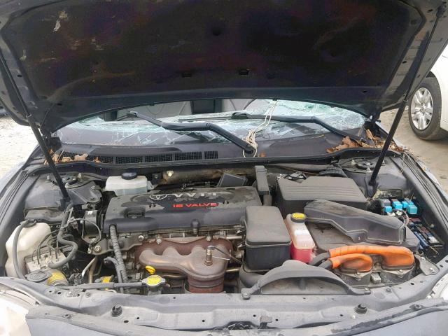 4T1BB46K28U035089 - 2008 TOYOTA CAMRY HYBR GRAY photo 7