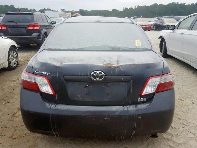 4T1BB46K28U035089 - 2008 TOYOTA CAMRY HYBR GRAY photo 9