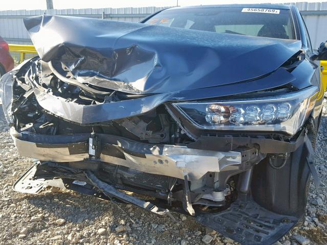 JH4KC1F55JC000194 - 2018 ACURA RLX TECH GRAY photo 9