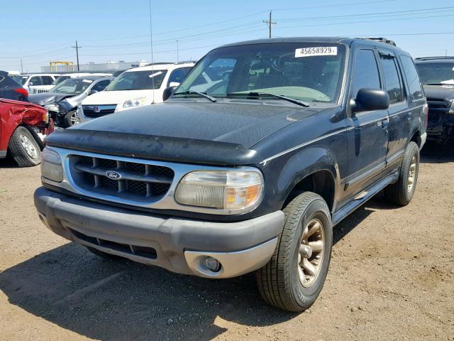 1FMZU34E2XZA18715 - 1999 FORD EXPLORER BLACK photo 2