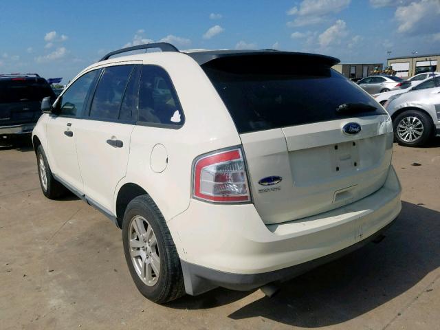 2FMDK36C28BB42693 - 2008 FORD EDGE SE CREAM photo 3