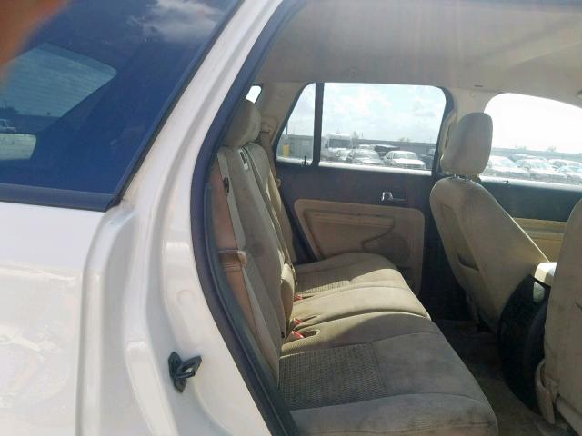 2FMDK36C28BB42693 - 2008 FORD EDGE SE CREAM photo 6