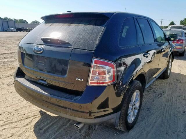 2FMDK3JC5ABA75407 - 2010 FORD EDGE SEL BLACK photo 4