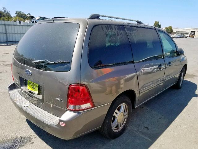 2FMZA52266BA34849 - 2006 FORD FREESTAR S GRAY photo 4