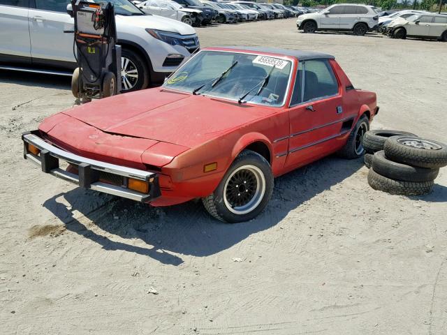 128AS0051090 - 1976 FIAT X19 RED photo 2