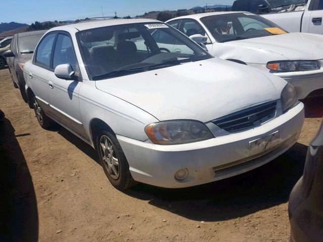 KNAFB121425116661 - 2002 KIA SPECTRA BA WHITE photo 1