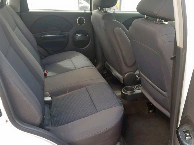 KL1TD66697B774592 - 2007 CHEVROLET AVEO BASE Ақ фото 6
