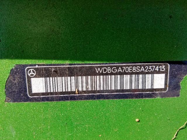 WDBGA70E8SA237413 - 1995 MERCEDES-BENZ S 500 GREEN photo 10