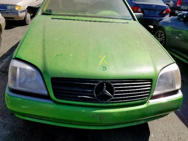 WDBGA70E8SA237413 - 1995 MERCEDES-BENZ S 500 GREEN photo 7