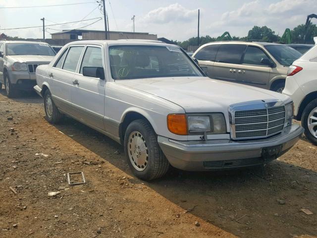 WDBCA35D6HA357954 - 1987 MERCEDES-BENZ 420 SEL WHITE photo 1