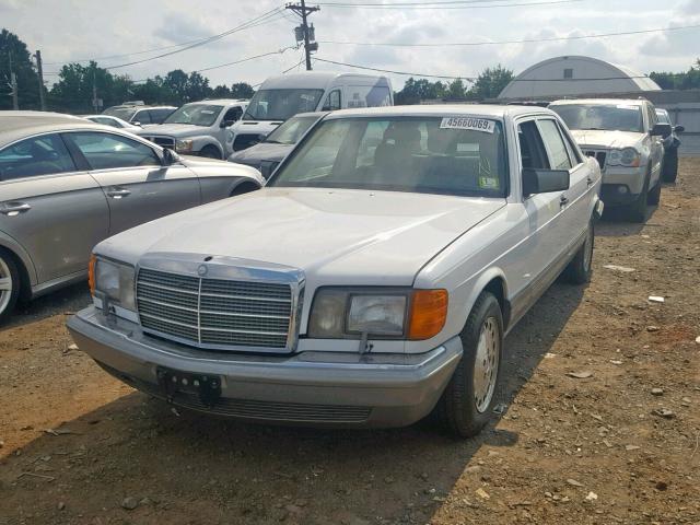 WDBCA35D6HA357954 - 1987 MERCEDES-BENZ 420 SEL WHITE photo 2