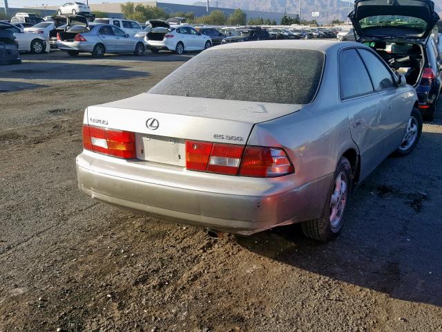 JT8BF22G4V0072323 - 1997 LEXUS ES 300 BEIGE photo 4