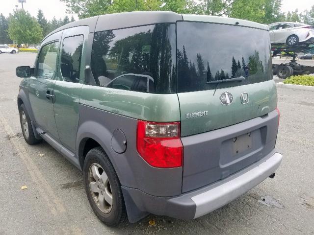 5J6YH18655L002112 - 2005 HONDA ELEMENT EX GREEN photo 3