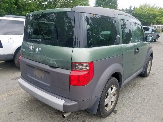 5J6YH18655L002112 - 2005 HONDA ELEMENT EX GREEN photo 4