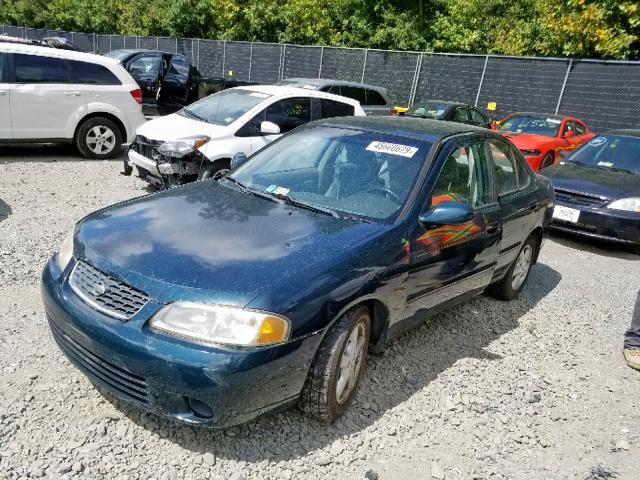 3N1AB51A33L735827 - 2003 NISSAN SENTRA SE- GREEN photo 2