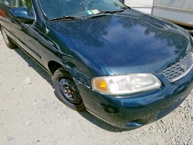 3N1AB51A33L735827 - 2003 NISSAN SENTRA SE- GREEN photo 9