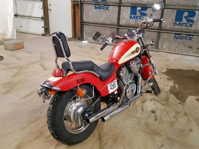 JH2PC2131VM402403 - 1997 HONDA VT600 CD RED photo 4