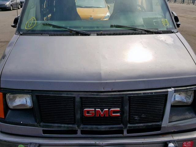 1GTDM19ZXRB535724 - 1994 GMC SAFARI XT GRAY photo 7