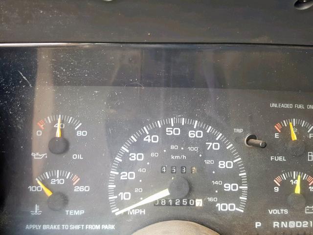 1GTDM19ZXRB535724 - 1994 GMC SAFARI XT GRAY photo 8