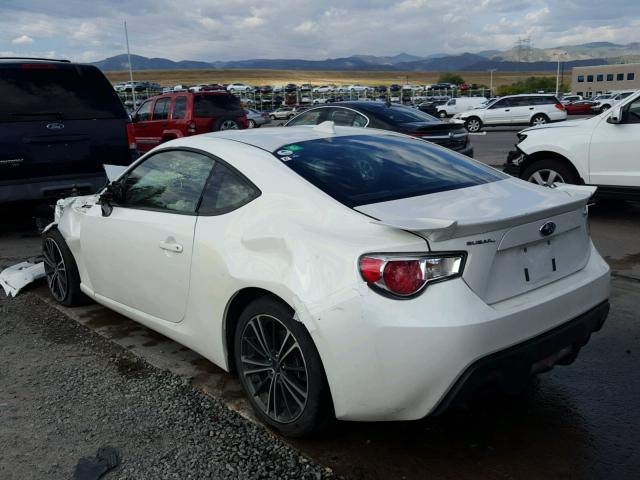 JF1ZCAC13F9606086 - 2015 SUBARU BRZ 2.0 LI WHITE photo 3