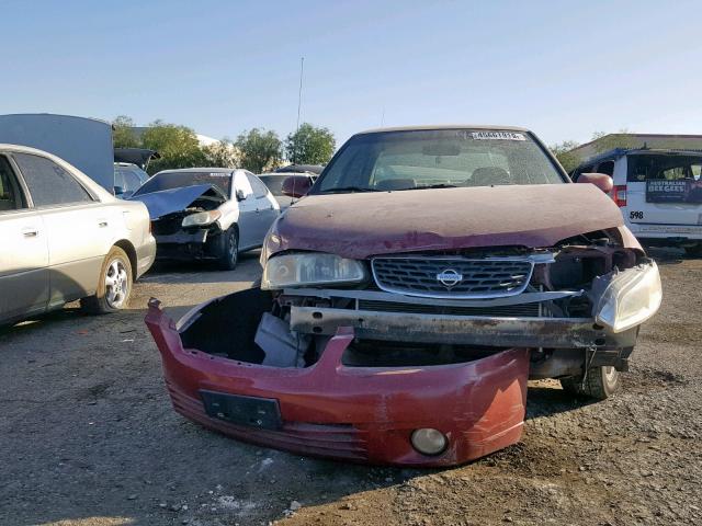 3N1BB51D5YL102428 - 2000 NISSAN SENTRA SE RED photo 10