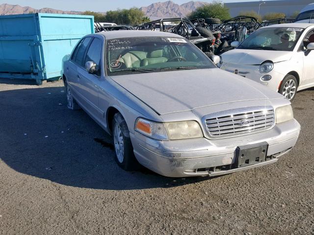 2FAFP74W93X130481 - 2003 FORD CROWN VICT SILVER photo 1