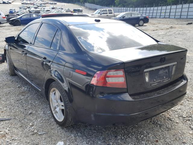 19UUA66208A025904 - 2008 ACURA TL BLACK photo 3