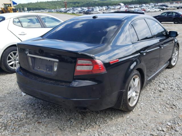 19UUA66208A025904 - 2008 ACURA TL BLACK photo 4