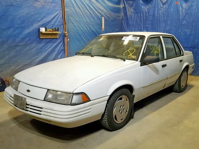 1G1JC5449R7147307 - 1994 CHEVROLET CAVALIER V WHITE photo 2