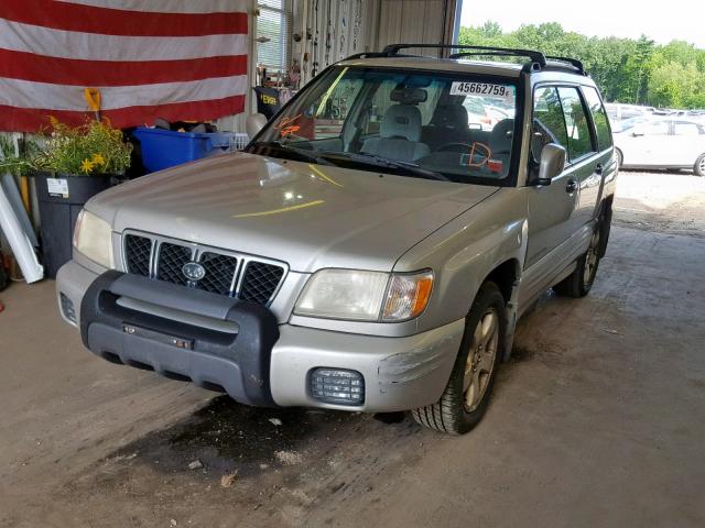 JF1SF65671H750186 - 2001 SUBARU FORESTER S SILVER photo 2